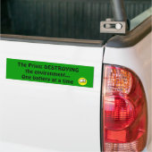 Autocollant De Voiture Prius détruit l'adhésif pour pare-chocs (Sur camion)