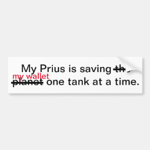Autocollant De Voiture Prius sauvant mon portefeuille