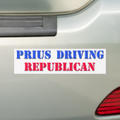 Autocollant De Voiture priusdrivingrepublican (En voiture)