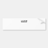 Autocollant De Voiture Privilège blanc (Devant)