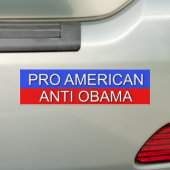 AUTOCOLLANT DE VOITURE PRO AMÉRICAIN….ANTI OBAMA (En voiture)