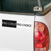 Autocollant De Voiture Pro enfant, pro choix (Sur camion)