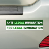 Autocollant De Voiture Pro LEGAL Immigration (En voiture)