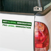 Autocollant De Voiture Pro LEGAL Immigration (Sur camion)