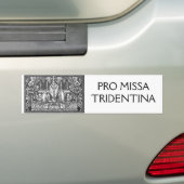 AUTOCOLLANT DE VOITURE PRO MISSA TRIDENTINA (En voiture)