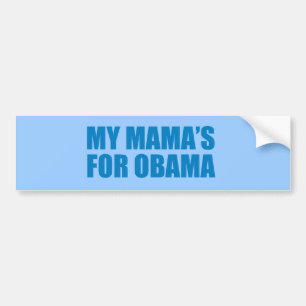 Autocollant De Voiture Pro-Obama - FOR OBAMA de MA MAMAN