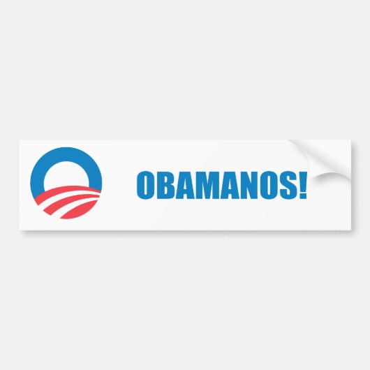 Autocollant De Voiture Pro-Obama - OBAMANOS (2) (Devant)