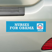 Autocollant De Voiture Pro-Obama soigne 2012 (En voiture)