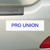 AUTOCOLLANT DE VOITURE PRO UNION (En voiture)