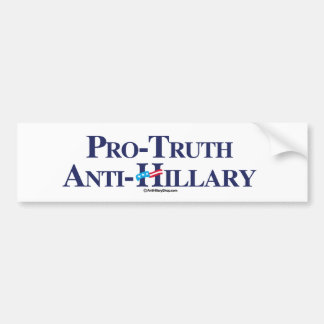 Autocollant De Voiture Pro-Vérité Anti-Hillary - Anti-Hillary - .png