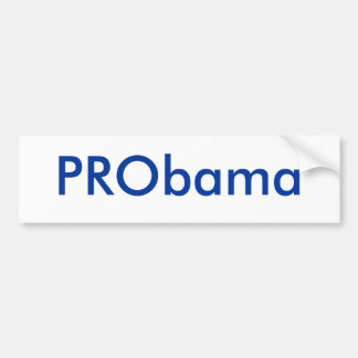 Autocollant De Voiture PRObama