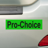 Autocollant De Voiture prochoice (En voiture)