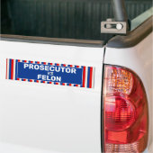 Autocollant De Voiture Procureur VS Felon (Sur camion)