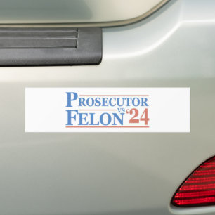 Autocollant De Voiture Procureur Vs Felon Élection Américaine 2024 T-Shir