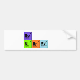 Autocollant De Voiture Produits ringards de Tableau périodique