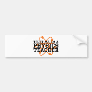 Autocollant De Voiture Professeur de physique