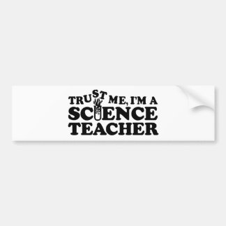 Autocollant De Voiture Professeur de sciences