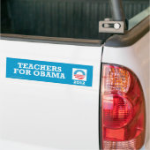 Autocollant De Voiture Professeurs de Pro-Obama pour Obama (Sur camion)