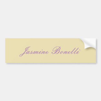 Autocollant De Voiture Professionnel Moderne Minimaliste Pastel Couleur B
