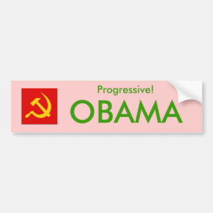 Autocollant De Voiture Progressif d'OBAMA !