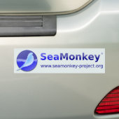 Autocollant De Voiture Projet de SeaMonkey - logo horizontal (En voiture)