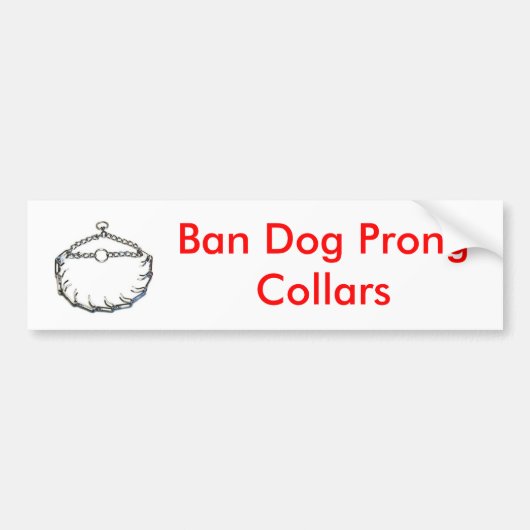 Autocollant De Voiture prong_collar, colliers de fourche de chien (Devant)