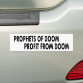 AUTOCOLLANT DE VOITURE PROPHÈTES DE DOOM (En voiture)