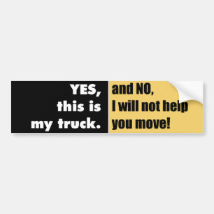 Autocollant De Voiture Propriétaires de camion