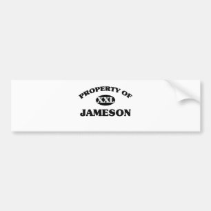 Autocollant De Voiture Propriété de JAMESON