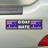 Autocollant De Voiture Propulsé par Aussie Vibes (En voiture)