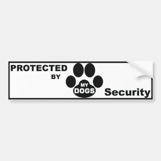 Autocollant De Voiture Protected by MY DOGS