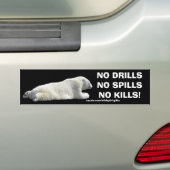 Autocollant De Voiture Protection de la faune contre la POLLUTION de l'OU (En voiture)