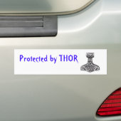 Autocollant De Voiture Protégé par Thor (En voiture)