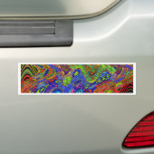 Autocollant De Voiture Psychédélique (En voiture)