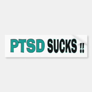 AUTOCOLLANT DE VOITURE PTSD SUCE