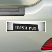 Autocollant De Voiture Pub irlandais (En voiture)