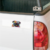 Autocollant De Voiture Pug (Sur camion)