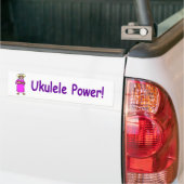 Autocollant De Voiture Puissance d'ukulélé ! (Sur camion)