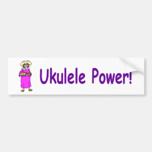 Autocollant De Voiture Puissance d'ukulélé !