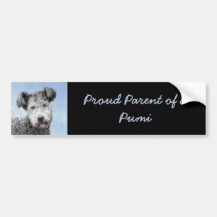 Autocollant De Voiture Pumi Peinture - Cute Original Chien Art