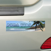 Autocollant De Voiture Pura Vida (En voiture)