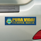 Autocollant De Voiture Pura Vida ! Costa Rica (En voiture)