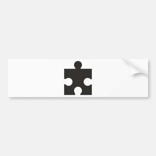 Autocollant De Voiture puzzle (Devant)