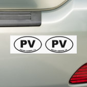Autocollant De Voiture PV Palos Verdes (En voiture)