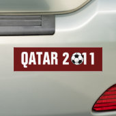 AUTOCOLLANT DE VOITURE QATAR 2011 (En voiture)