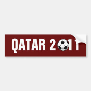 AUTOCOLLANT DE VOITURE QATAR 2011