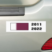 Autocollant De Voiture Qatar 2011 et 2022 (En voiture)