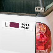 Autocollant De Voiture Qatar 2011 et 2022 (Sur camion)