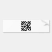 AUTOCOLLANT DE VOITURE QR CODE® (Devant)