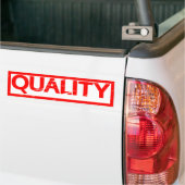 Autocollant De Voiture Quality Stamp (Sur camion)